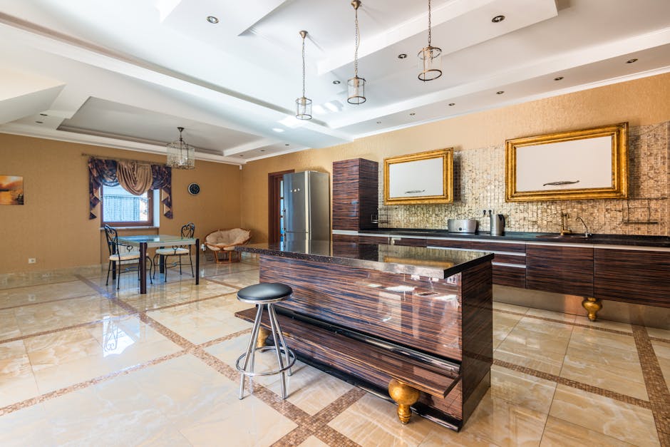 Modern luxury kitchen interior